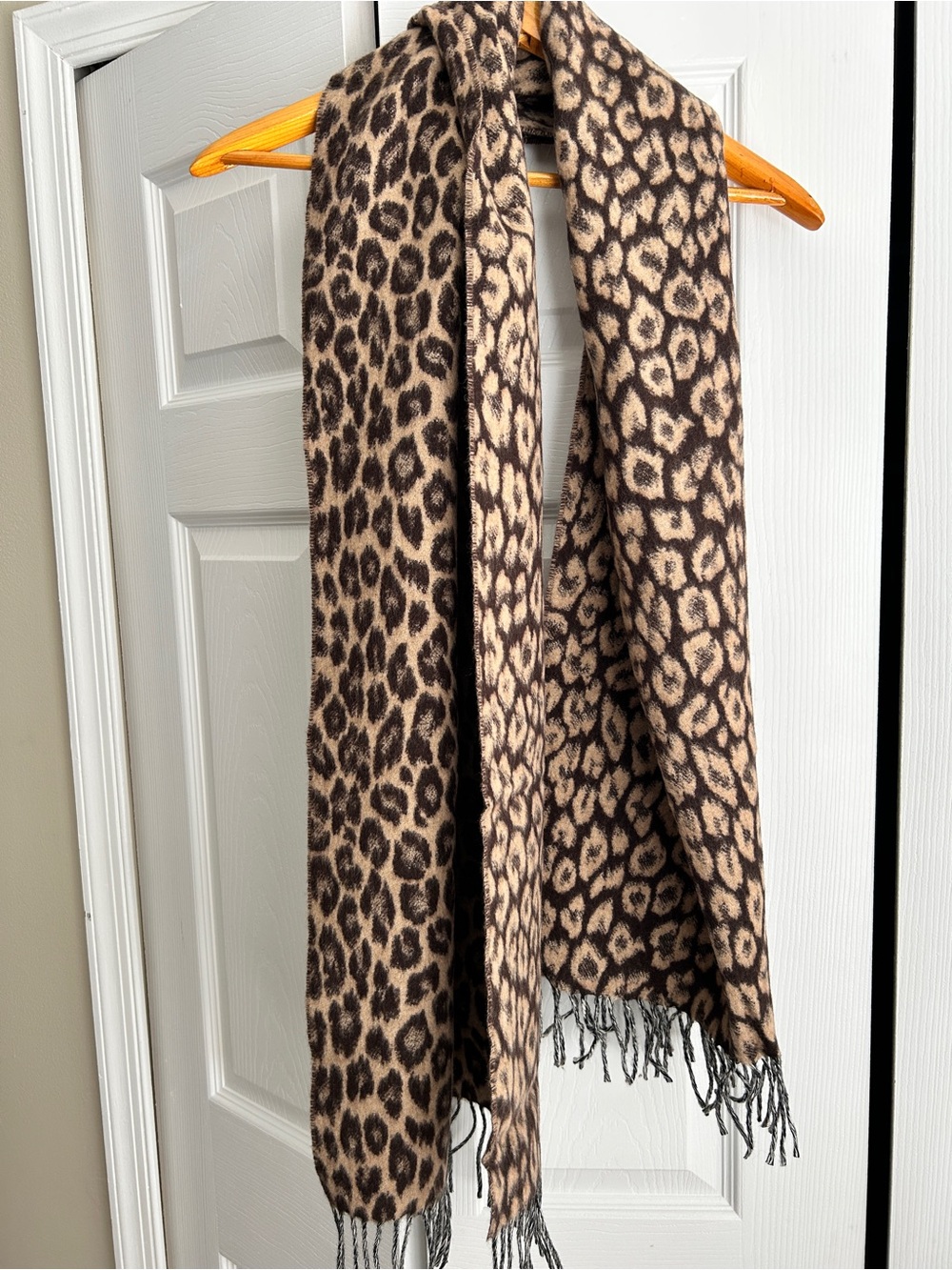 J Crew Leopard Scarf